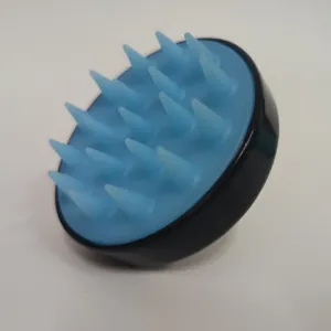 Soft silicone scalp massage brush hair washing shampoo comb for home bathroom hairdressing tool