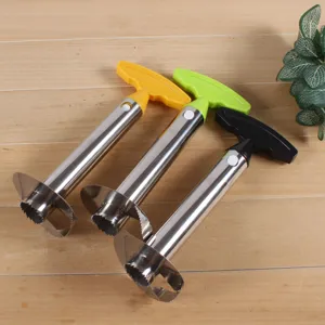 Stainless Steel Pineapple Corer And Slicer Multi-Function Fruit Peeler Tool With Ergonomic Handle Kitchen Gadget