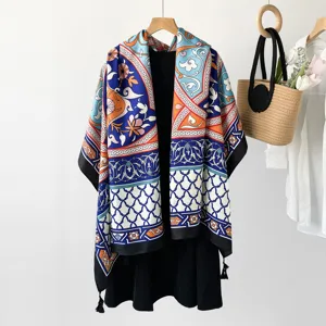 Ethnic style printed sun protection shawl scarf bohemian design female accessory