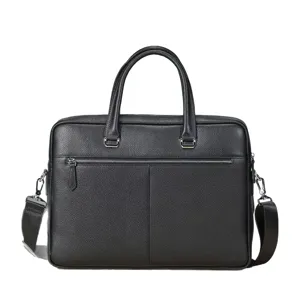 Borsa da lavoro uomo in vera pelle borsa porta pc 14 pollici grande capacita elegante borsa