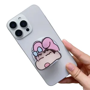 Support de téléphone magnétique en acrylique mignon Crayon Shin-chan pour smartphone