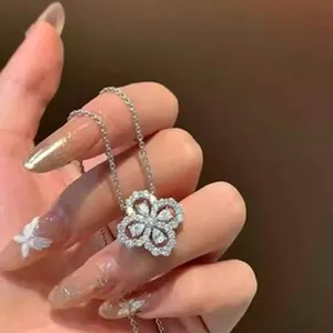 Detailed macro view of an elegant S925 silver flower ring featuring sparkling stones.
