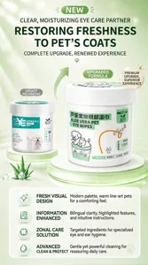 Detailed feature comparison of aloe vera pet eye wipes for cats and dogs