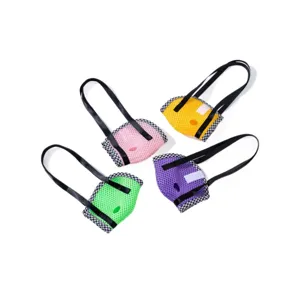 Breathable mesh portable bird carrier bags for small parrots and pet birds in four colors