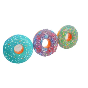 Kreativer farbenfroher expandierbarer Handy-Halter in Donut-Form für Schreibtisch