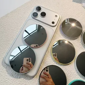 Detailansicht magnetischer Weitwinkel-Konvexspiegel für Smartphone-Fotografie