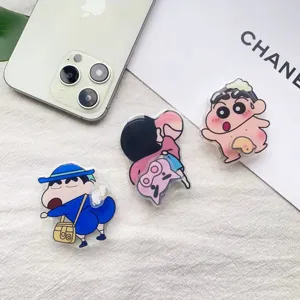 Süßer Crayon Shin-chan Handyhalter aus Acryl für Smartphones als Schreibtischständer
