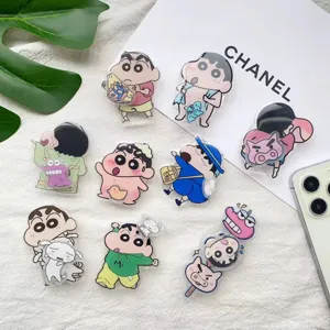 Süße Cartoon Figur Acryl Telefon Griff Ständer Expandierende Doppelschicht Rotierende Smartphone Halter Universal Tischständer Grip Tok