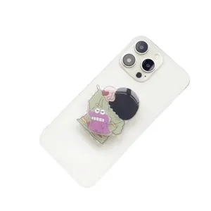 Niedlicher ausziehbarer Handy-Grip-Halter aus Acryl mit einem Shin-chan Cartoon-Design