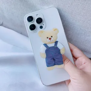 Niedlicher Handy-Grip aus Acryl mit Bärenmotiv, koreanischer Stil, universeller Ständer