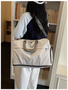 Große Reise-Duffeltasche mit Nass-Trocken-Trennung Fitnessstudio-Tasche tragbare Schultertasche.