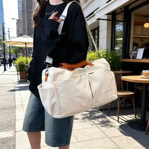 Grote Capaciteit Reistas Duffel Bag Oxford Stof Waterdicht Casual Bagage Tas Lichtgewicht Sporttas Voor Vrouwen Mannen