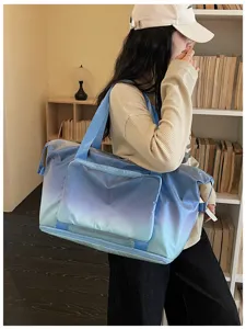 Sac de voyage degrade grande capacite sac de sport impermenable sac bandouliere pour femmes