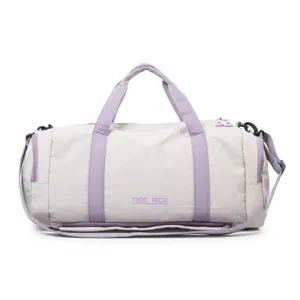 Large capacity travel duffel bag for gym, fitness, and sports. Waterproof dry wet separation.