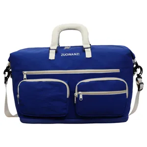 Large capacity travel duffel bag with multi pockets, lightweight gym and business carryon.