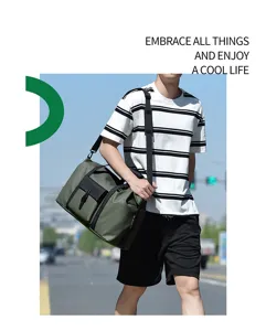 Borsa da viaggio uomo grande capacità, impermeabile e resistente per i viaggi di lavoro.