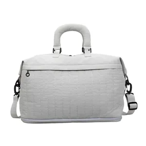 Sac de Voyage Matelassé Grande Capacité Weekender Sac de Sport Imperméable Bagage