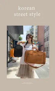 Large capacity travel duffel bag for short business trips, portable gym and luggage use.