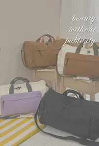 Large capacity travel duffel bag for short trips, gym, and portable luggage storage.