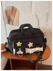 Stylish women large capacity yoga gym bag duffle bag with shoe compartment for travel
