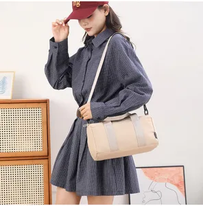 Mini waterproof sports fitness bag, casual shoulder gym duffel for daily travel and yoga.