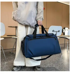 Grand sac de voyage étanche sac de sport fitness pour homme courts trajets rangement bagages.