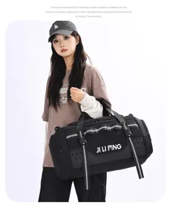 Large capacity travel duffel bag waterproof fitness gym bag for men and women short trips.