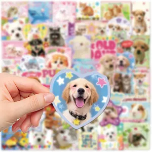 Schattige dieren sticker set voor telefoonhoesje dagboek laptop decoratie, 50 stuks.