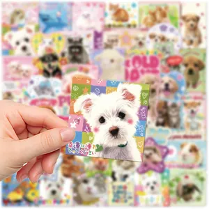 Leuke Japanse dieren sticker set, 50 stuks waterdichte decal voor telefoonhoesje en laptop.
