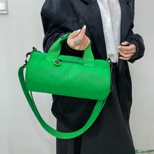 Κυλινδρική Αθλητική Τσάντα από Ύφασμα Oxford Casual Travel Sports Bag Ελαφφιά Φορτηγό Τσάντα Ώμου Για Γυμναστήριο Outdoor Καθημερινή Χρήση