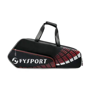 Lightweight large capacity badminton and tennis racket bag with handbag handle for outdoor sports storage