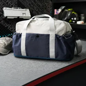Large capacity travel duffel bag multi-purpose gym bag with shoulder strap and handles