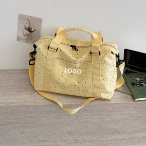 Large capacity travel duffel bag lightweight gym bag casual outdoor luggage storage bag
