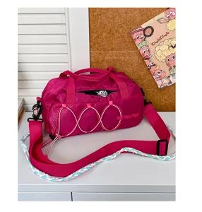 Waterproof sports gym duffel bag for men and women, stylish casual travel and fitness bag.