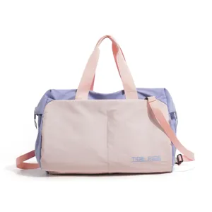 Large Capacity Nylon Travel Bag Waterproof Dry Wet Separation Fitness Sports Gym Bag Unisex Casual Luggage Handbag