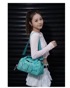 Lightweight waterproof outdoor sports duffel bag for fitness, travel, and daily commuting.