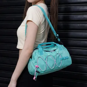Waterproof sports duffel bag for men and women, lightweight travel fitness gym bag.