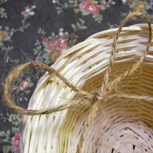 Vintage Zakka Juteschnur Kordel Geflochten Zweisträngig Hanfseil Für DIY Handgemachte Scrapbooking Basteln Pflanzen Flasche Geschenk Dekoration Zubehör