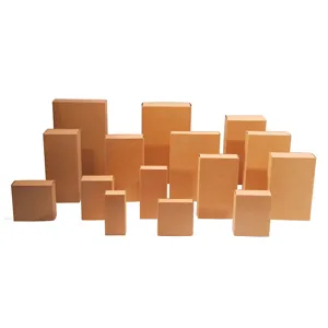 Scatole a cassetto in carta Kraft marrone di varie dimensioni per confezioni regalo