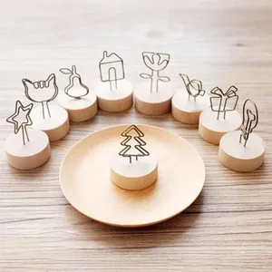 Porta Memo In Legno Vintage Zakka Supporto Per Foto E Biglietti Da Visita Per Decorazione Scrivania Ufficio