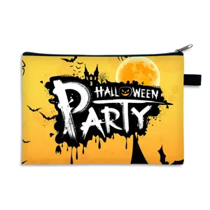 Halloween-Party Aufbewahrungstasche mit Reißverschluss für Süßigkeiten und Geschenke