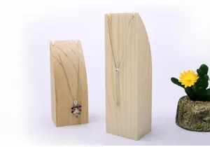 Houten ketting display standhouder sieraden display rekwisieten voor winkelvitrine