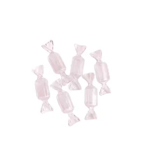 Clear candy jewelry storage box portable cute minimalist mini organizer for tiny accessories
