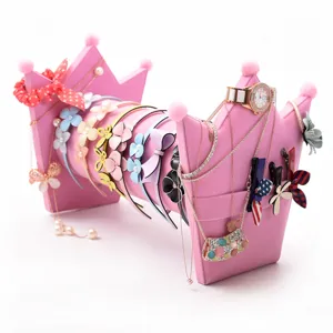 Supporto per Fascia Corona Organizzatore di Gioielli Multifunzionale Stand Espositore Scaffale Porta Orologi per Accessori per Capelli