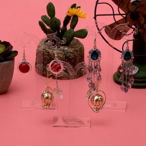 Transparante acryl oorbellen display houder creatieve sieraden organizer voor oorbellen.