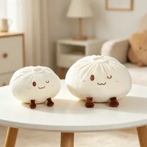 Joli coussin en peluche en forme de brioche mignonne poupée jouet doux pour décoration chambre
