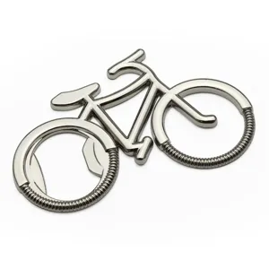 Décapsuleur créatif en métal en forme de vélo outil compact pour cadeaux sport