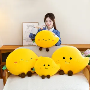 Joli jouet en peluche de mangue dessin animé poupée de fruit coussin doux cadeau canapé