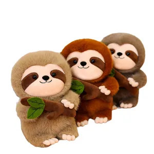 Simatico set di peluche bradipo, morbida bambola di peluche per regalo di compleanno.