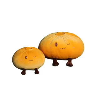 Adorable oreiller en peluche de petit pain farci doux jouet poupée décoration de canapé